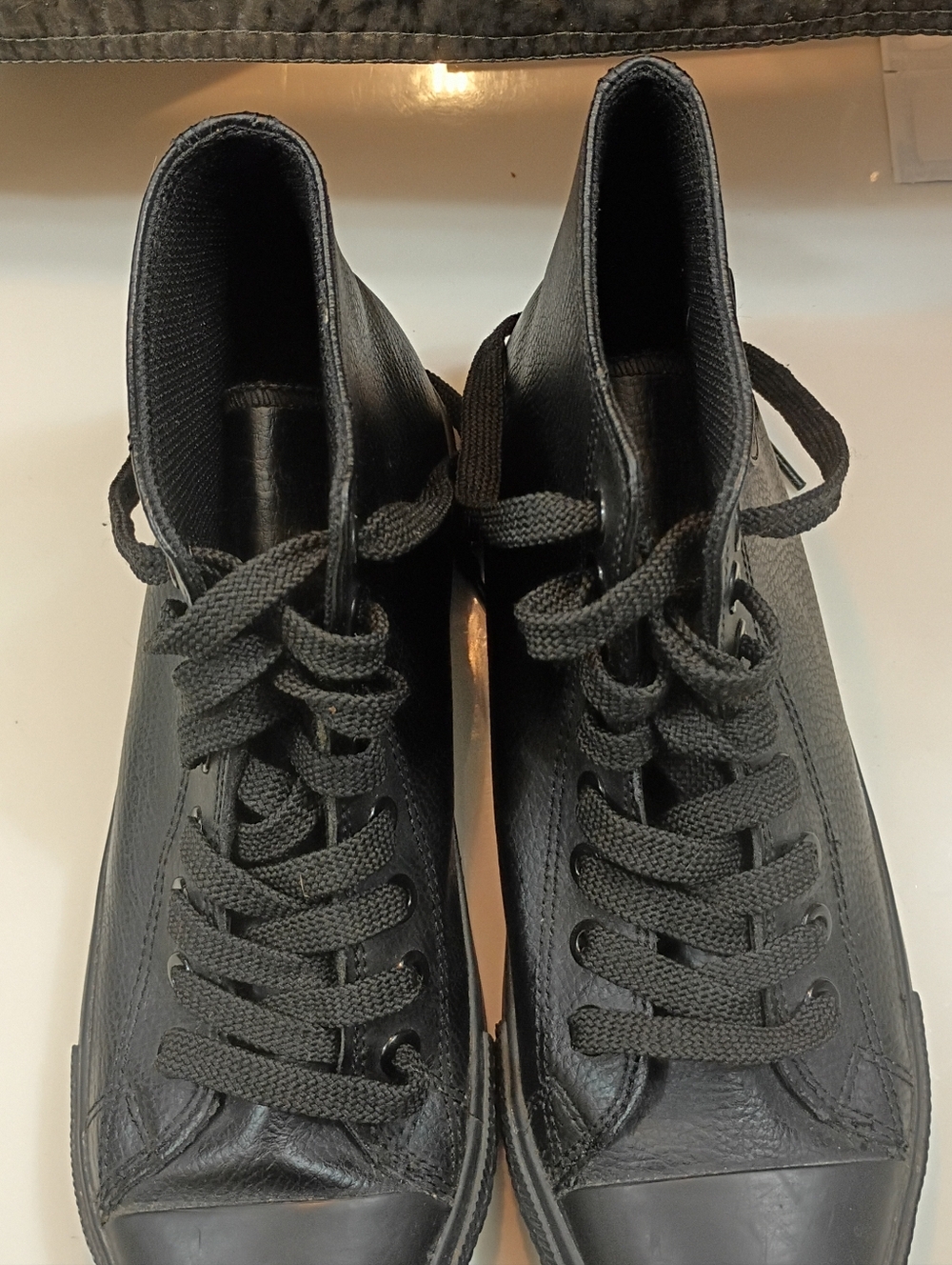 Converse Black Leather SPC High Top Men's Sz 7.5  Women's 9 - Picture 12 of 12